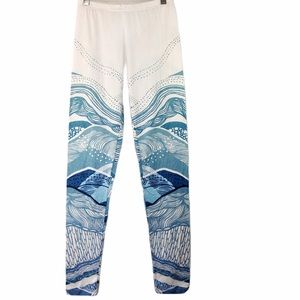 Ocean Waves Leggings